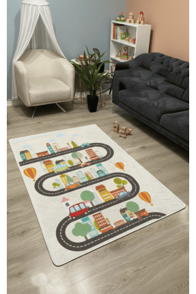 MyDecoRoom Makinede Yıkanabilir Kaymaz Taban Antialerjik Dekoratif Çocuk Oyun...