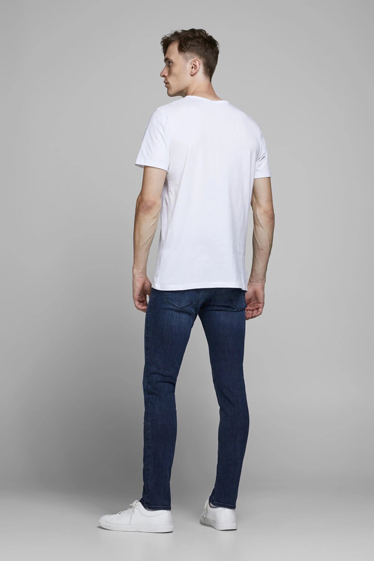 شلوار جین مردانه راسته فاق کوتاه | جک اند جونز Jack & Jones 12173407 - تصویر 3