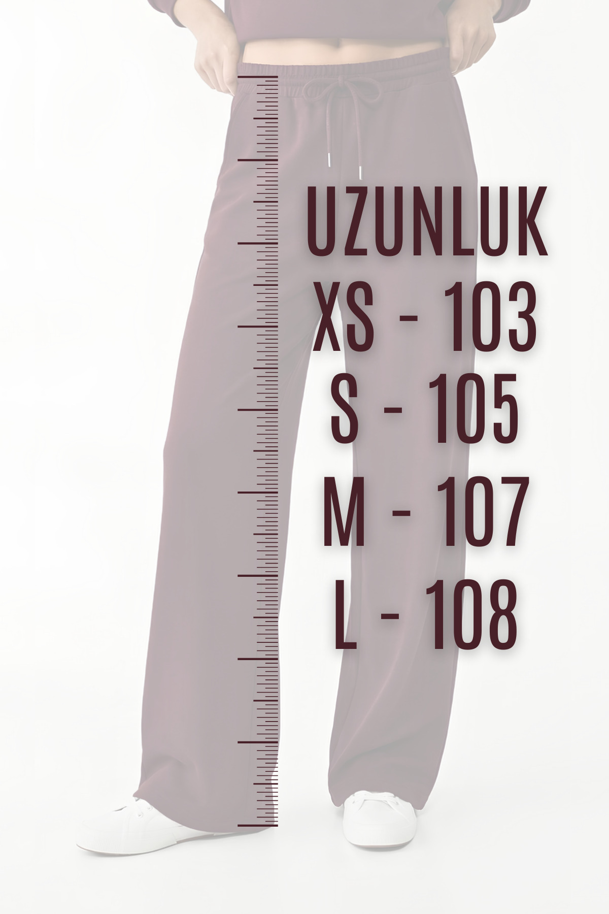 VODENS  Lacivert Yumuşak Dokulu Palazzo Pantolon - Görsel 5