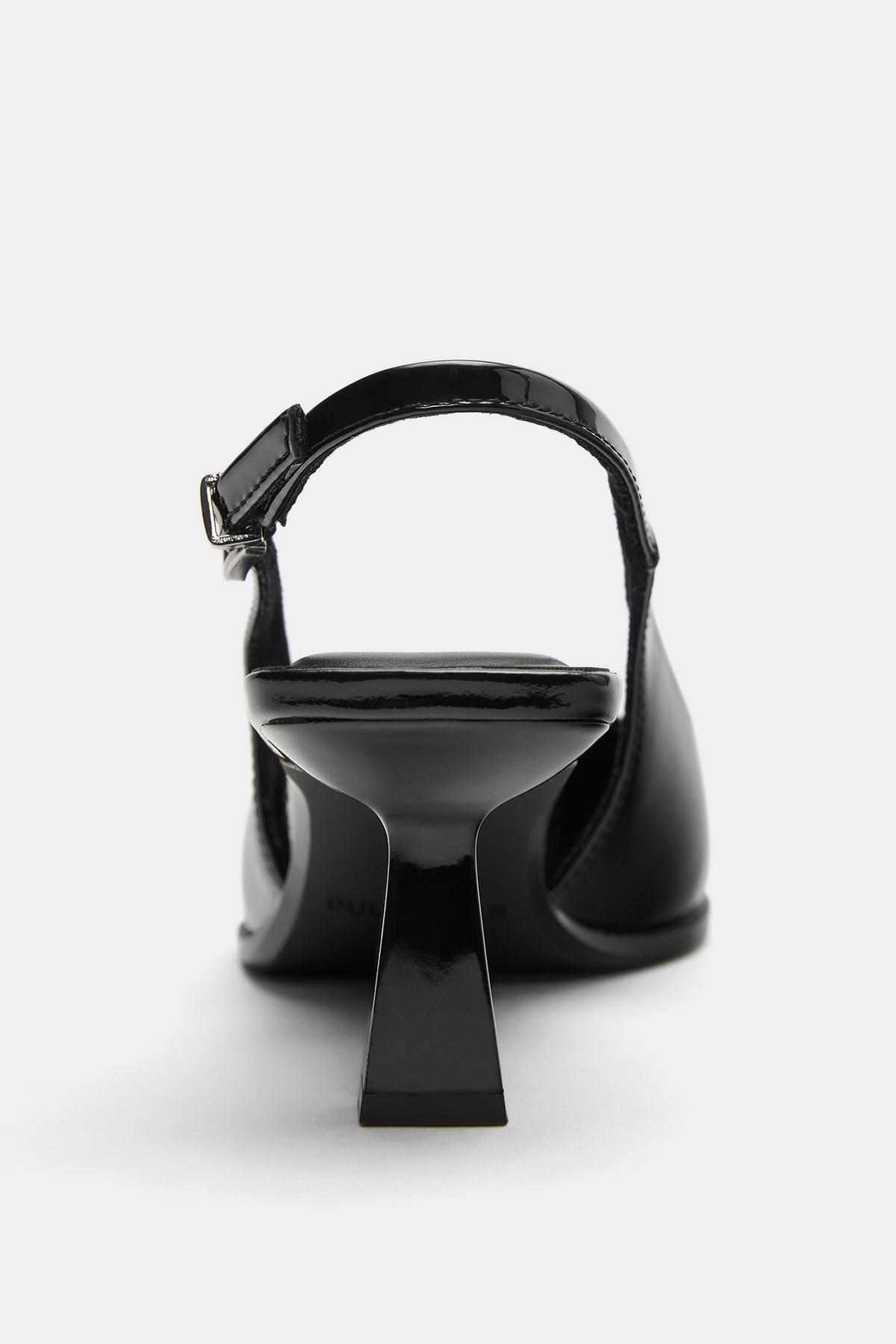 Pull & Bear  Rugan topuklu ayakkabı - Görsel 6