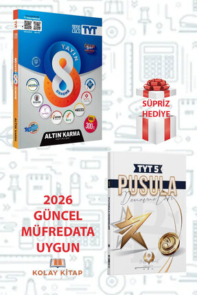 Bilgi Sarmal Yayınları TYT 5 Pusula Deneme + Altın Karma 2026 TYT 8 Karma Deneme