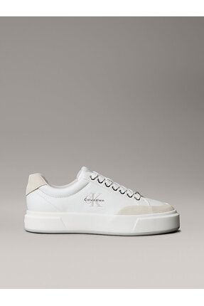 Calvin Klein Kadın Basket Cupsole Deri Detaylı Sneaker