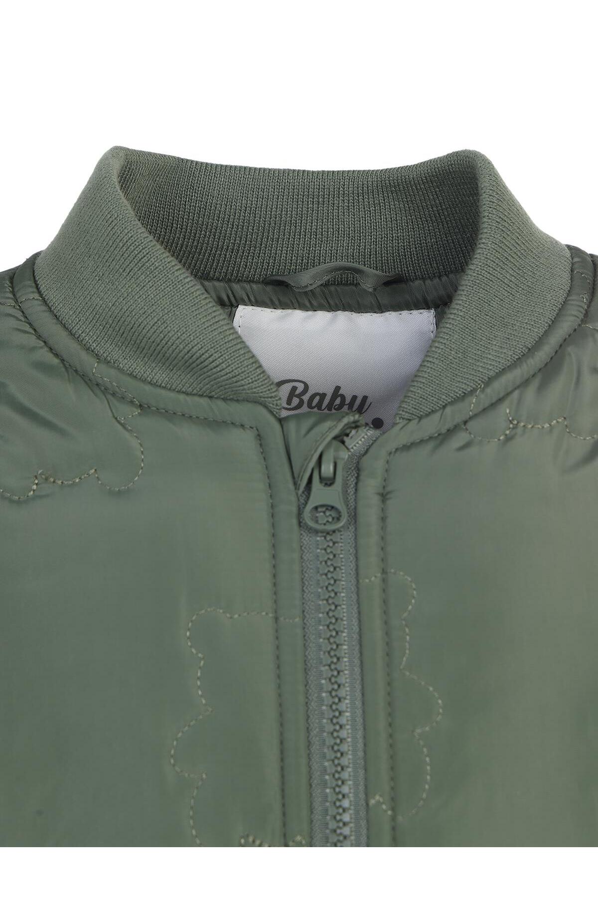 Civil Baby Ayıcık Kabartmalı 6-18 Ay Ceket - Haki 9-12 Ay fotoğrafı 7 (önizleme)