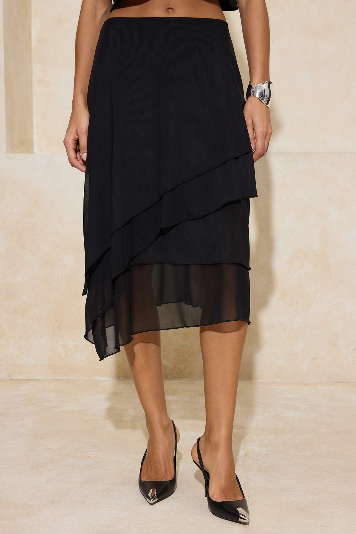 Trendyolmilla  Siyah Etek TWOAW26ET00084 - Görsel 3