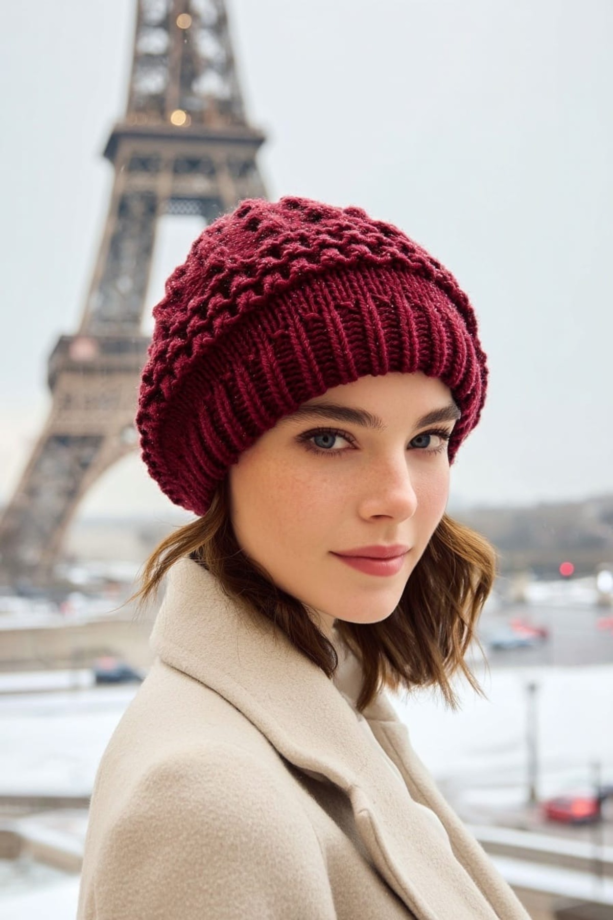 LAGRANZE  Kadın Örgü Ressam Bere - Görsel 2