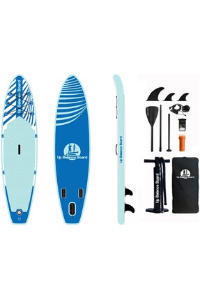 Up Balance Board Şişme Sup Board/Stand Up Paddle Board 310x76x15 cm Mavi