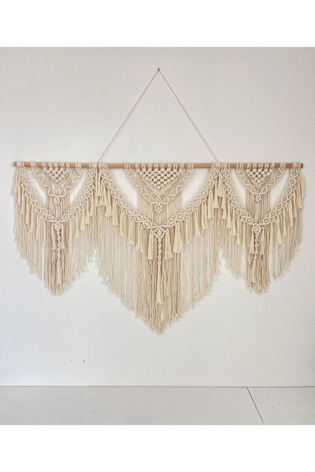 ARTTMACRAME Oyun Çadırı Kurulum Sopası – Doğal Ahşap – 3 Adet fotoğrafı 5 (önizleme)
