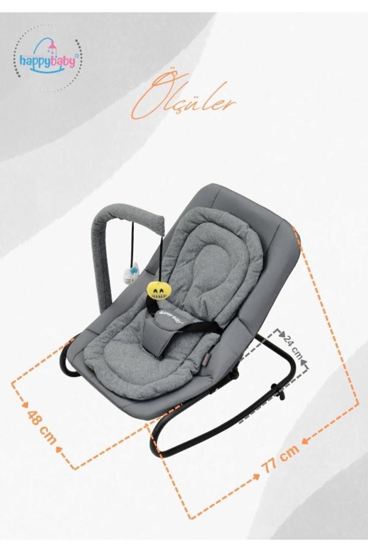Happy Baby Plus Anakucağı - Hazır Kurulu Gelir - Kademeli - Sallanır - Sabitlenebilir - Oyuncaklı - Anakucagi fotoğrafı 4 (önizleme)