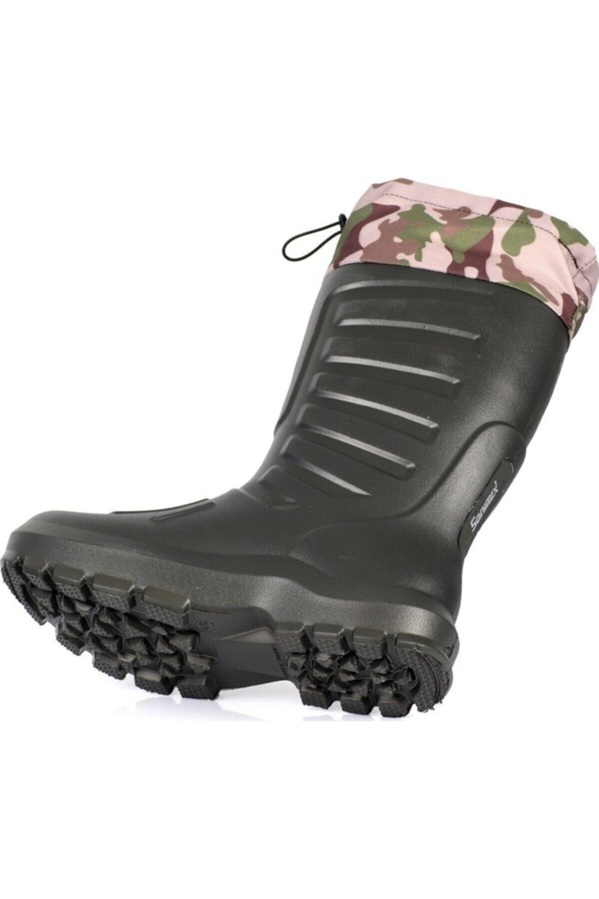 Genel Markalar  Eva Termal Avcı Çizme Haki -30 Derece Soğuğa Dayanıklı - Görsel 6