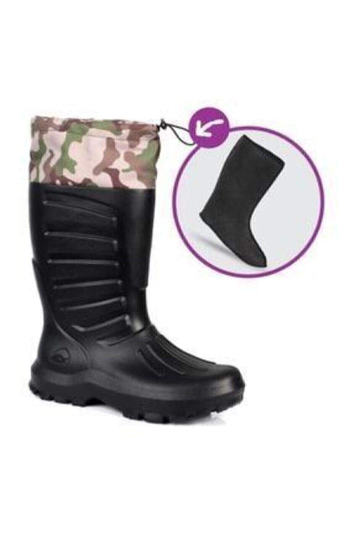 Sonimix  Eva Termal Çizme Haki -30 Derece Soğuğa Dayanıklı - Görsel 3
