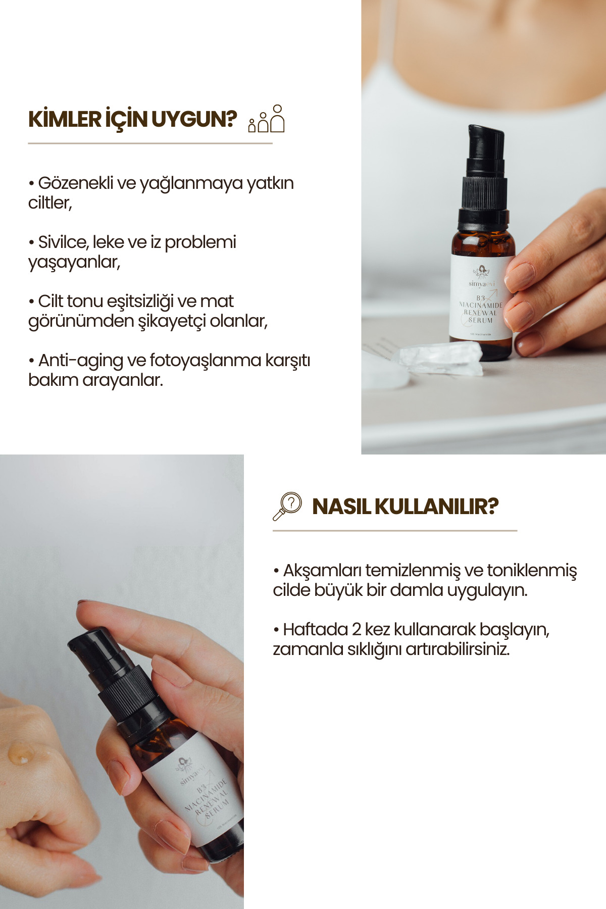 Simya Evi B3 Niacinamide Yenileyici Serum - Fiyatı, Yorumları