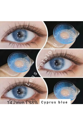 Eyeshop CYPRUS BLUE MAVİ TONDA GÖZ LENSİ Kulanım suresi 1 yıllıktır. Ve Takma...