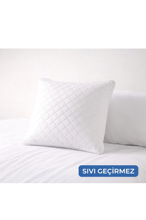 IZAHOUSE LIVING Antibaktreiyel Sıvı Geçirmez Fermuarlı Yastık Alezi