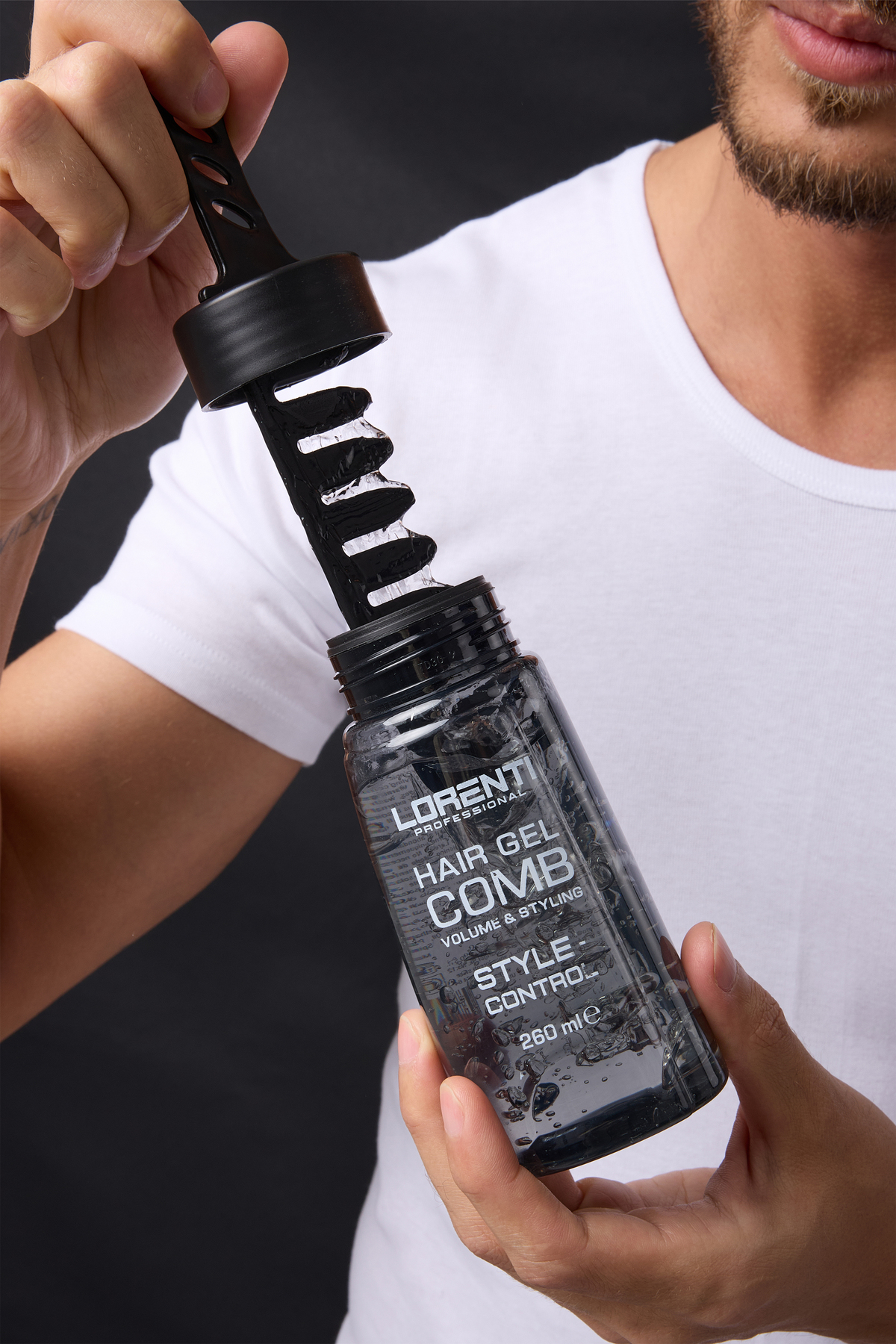 Saç Şekillendirici Jel Özel Tarak Aparatlı 260 ml Ultra Stil Kontrolü Sağlar, Kolay Şekillendirme — TJel — تصویر 3 از 4