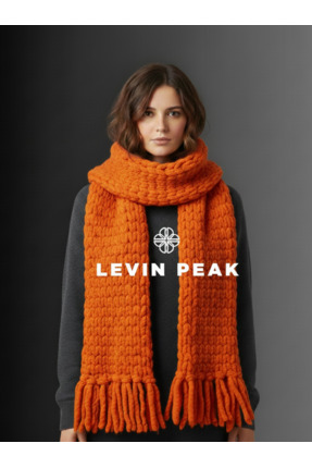 Levin Peak Winter Core %100 Doğal Yün Premium Atkı & Şal