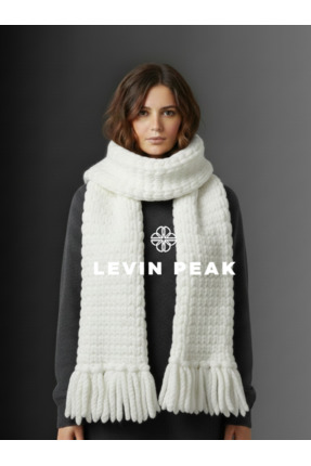 Levin Peak Winter Core %100 Doğal Yün Premium Atkı & Şal