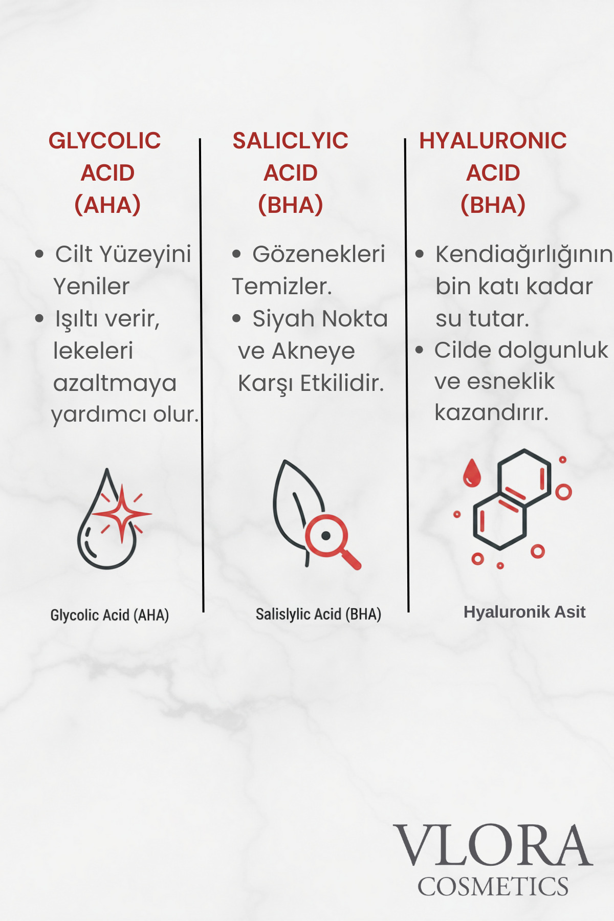 AHA BHA Peeling Serum | %10 AHA %2 BHA | Kırmızı Peeling | Cilt Tonu Eşitleyici & Arındırıcı 30 ml — 20011002 — تصویر 4 از 5