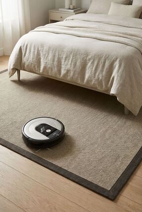 Cool Halı Roma M208 Hav Toz Vermez Kolay Temizlenen Hasır Doku Ince Düğüm Ith...