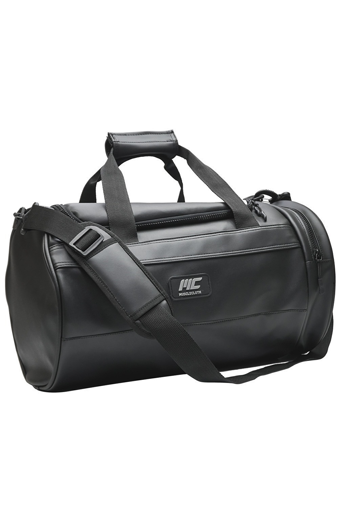 MUSCLECLOTH  Elite Duffel Bag Silindir Spor Çanta Siyah