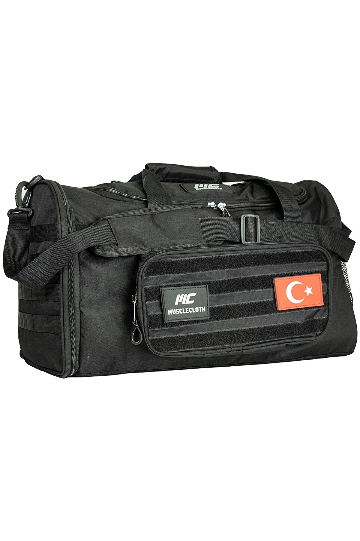 MUSCLECLOTH  Tactical Duffel Bag Silindir Çanta Siyah