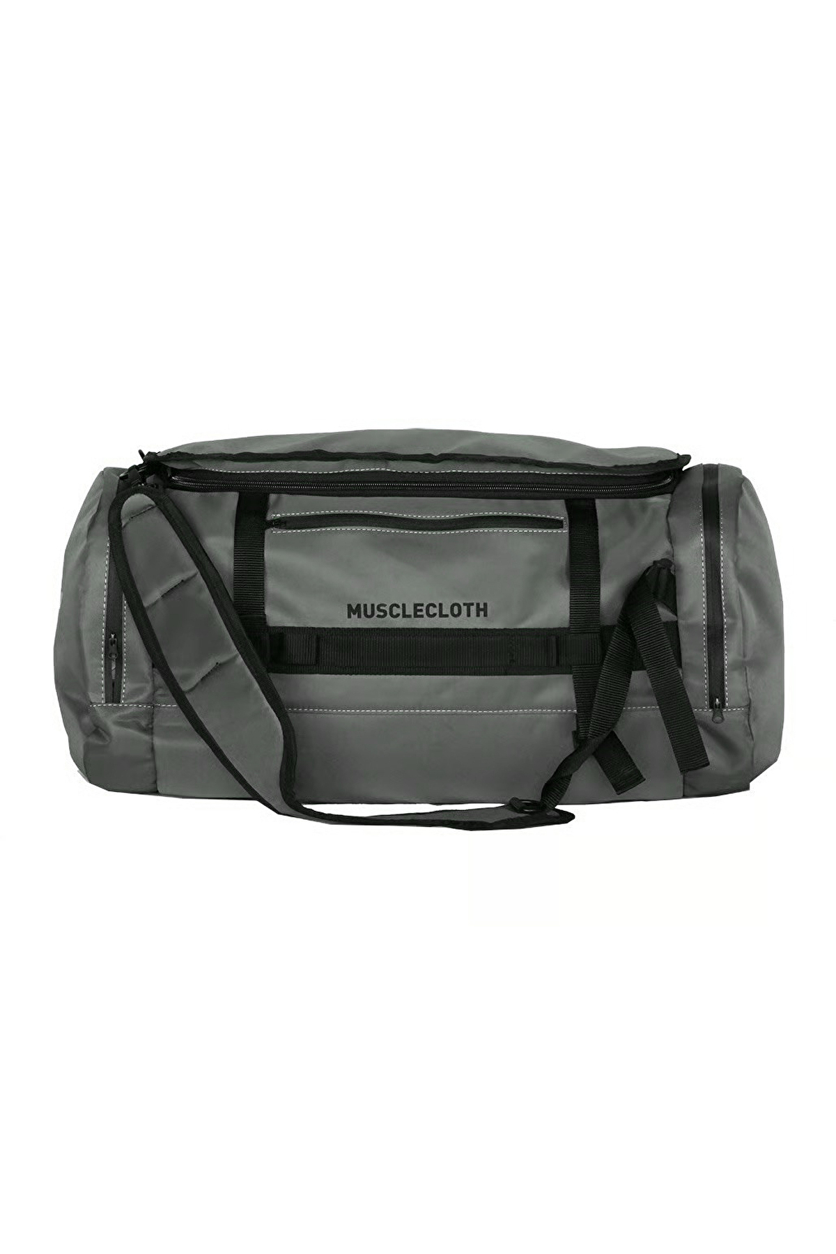 MUSCLECLOTH Convertible Spor Çanta Gri 40 L görsel 6