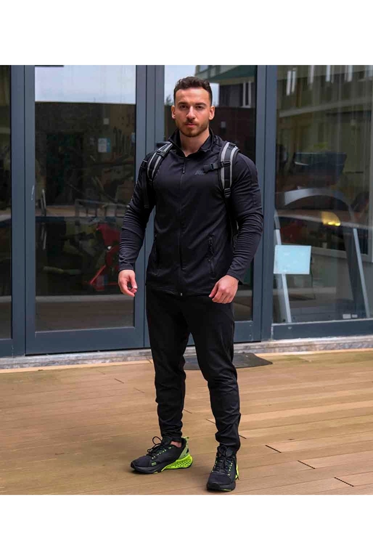 MUSCLECLOTH Glory Sırt Çantası Gri Siyah 21 L görsel 4