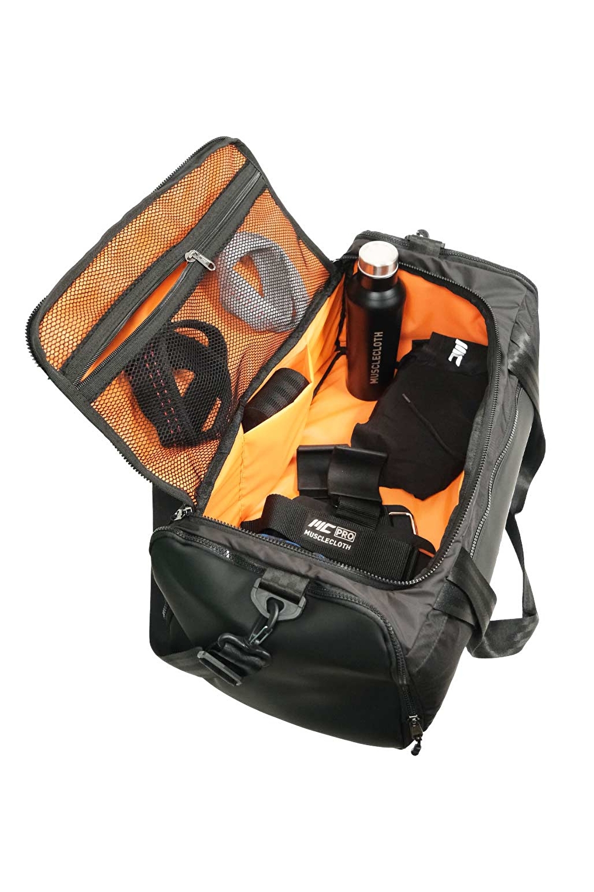 MUSCLECLOTH  Glory Silindir Çanta Siyah 40 L - Görsel 6