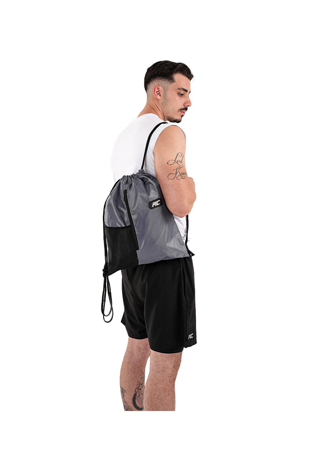 MUSCLECLOTH Players Sackpack Spor Çanta Gri 13 L