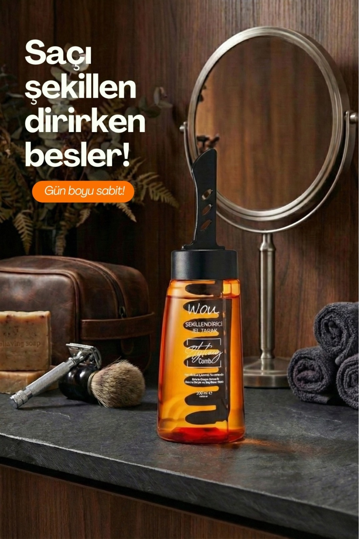 Wou Şekillendirici Jel Tarak Yeni Nesil Taraklı Jöle 260Ml.3 Adet — JELTARAK3LÜ — تصویر 4 از 4