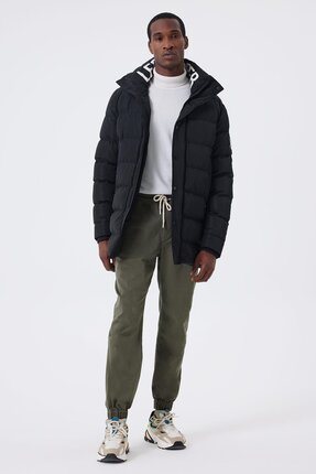 Lee Cooper Piers Erkek Mont Siyah