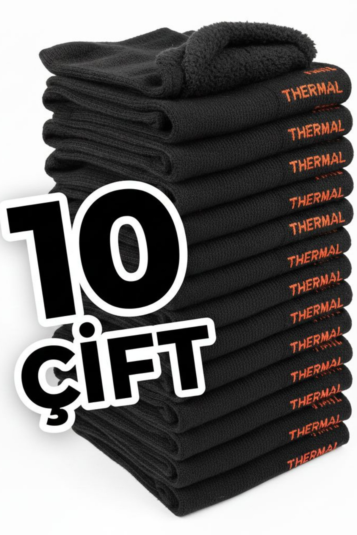 SOCKSHION 10 Lu Termal Çorap Kışlık Kalın Erkek-kadın-unisex