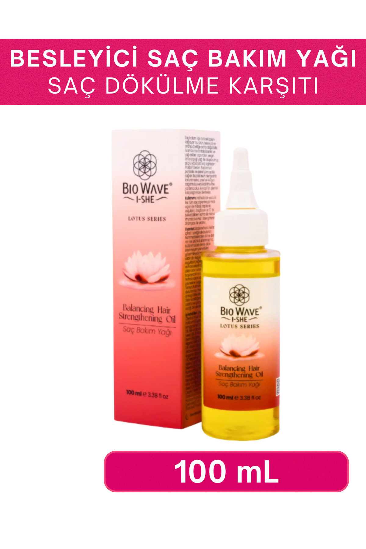 BIO WAVE Balancing Hair Strengthening Oil 100 mL Saç Dökülme Karşıtı Besleyici ve Onarıcı Saç Bakım Yağı — 8681933044273