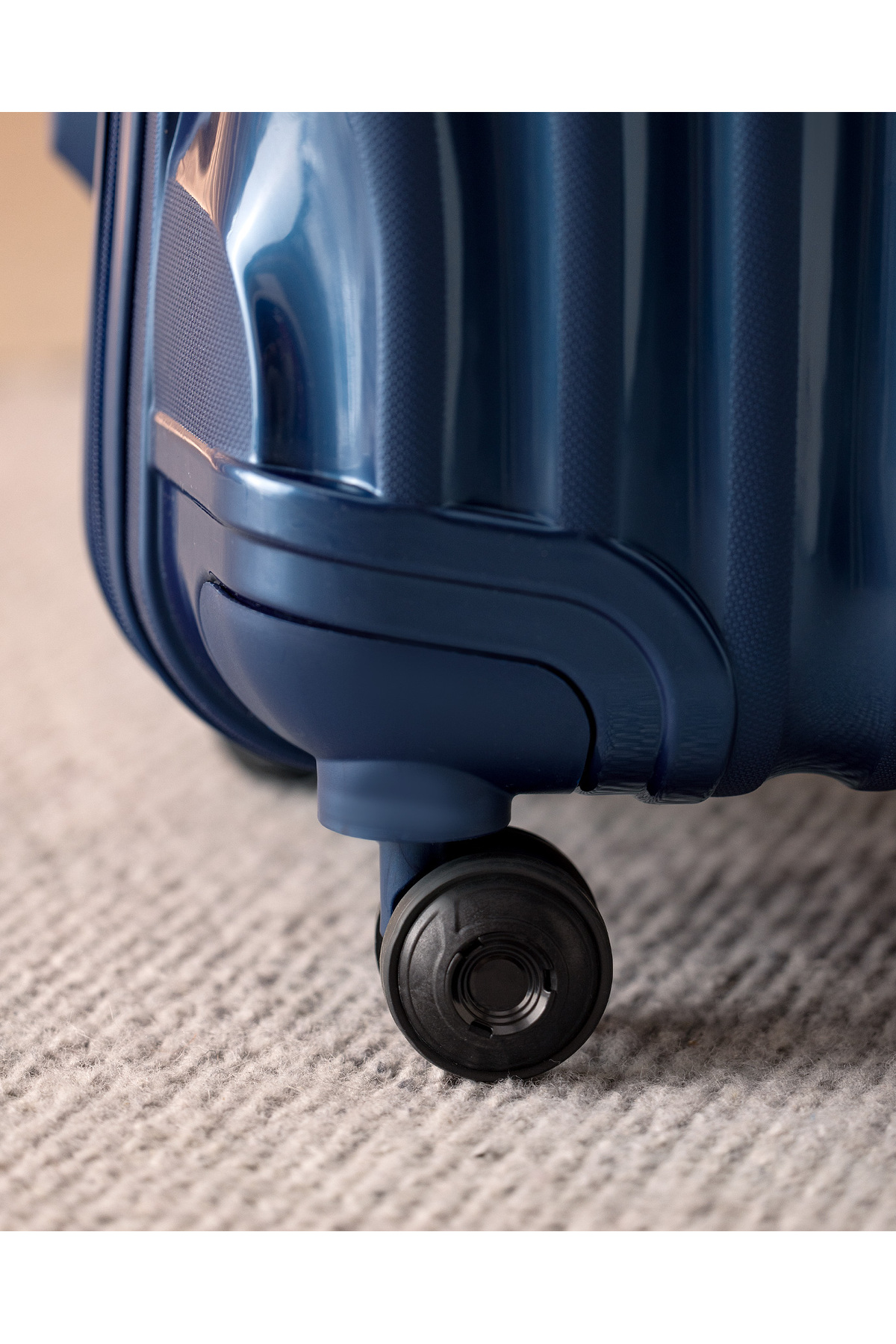 Madame Coco  Huitre Valiz/Bavul - Lacivert - Büyük Boy - Görsel 3