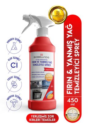 BioBellinda Fırın Ve Yanmış Yağ Temizleyici Tüm Zorlu Kirleri Anında Yok Eder...