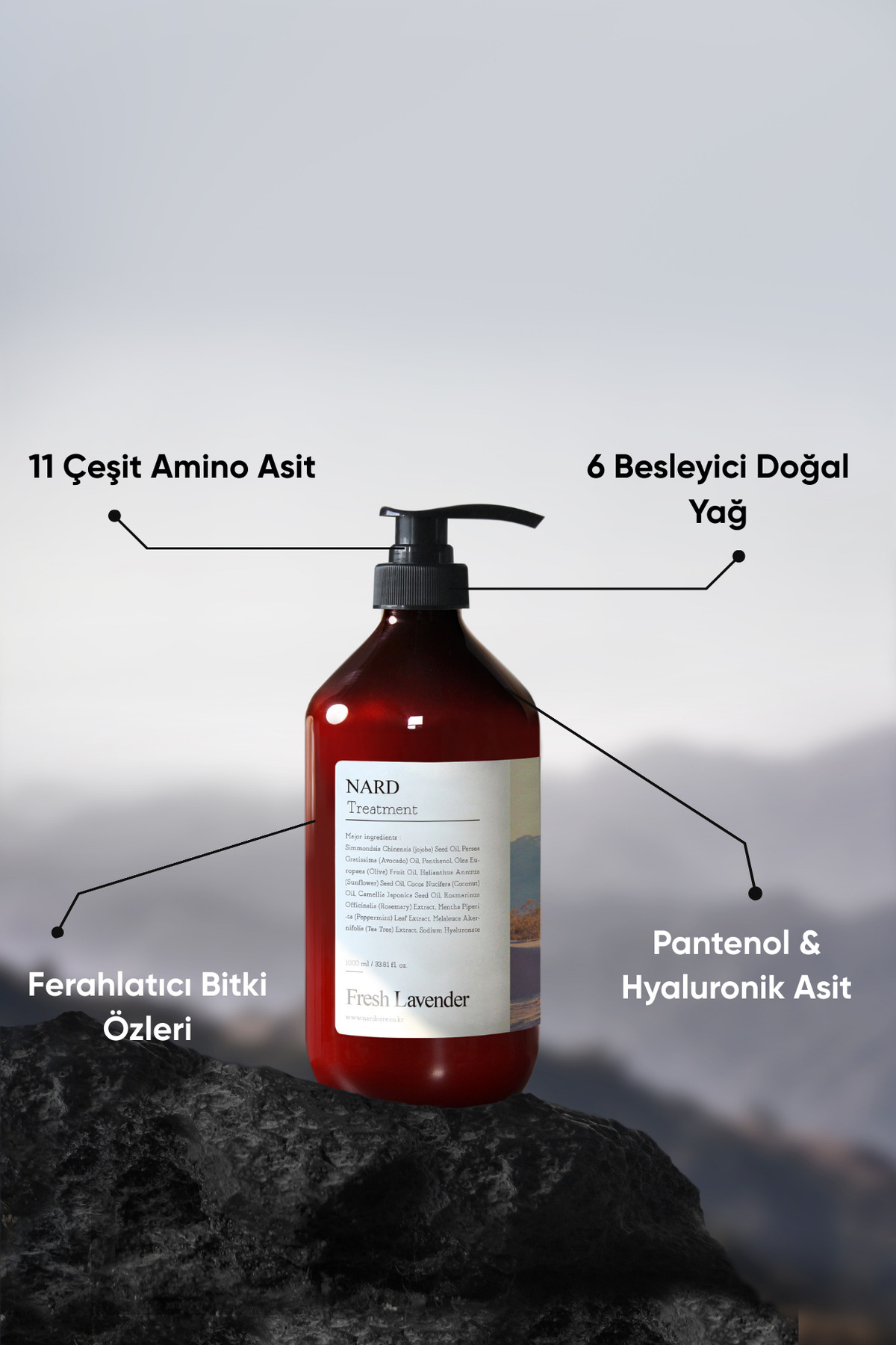Repairing Perfumed Treatment Lavender - Lavanta Özlü Onarmaya Yardımcı Saç Bakım Kremi 1L — NRD1LTRTFLAVREPR — تصویر 3 از 5