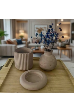 Roxie Salon Dekoratif Obje Takımı 3’lü