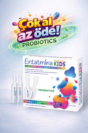 Entatmina kids 10 Flakon 2 Milyar Bacillus Clausii Sporu Içeren Probiyotik
