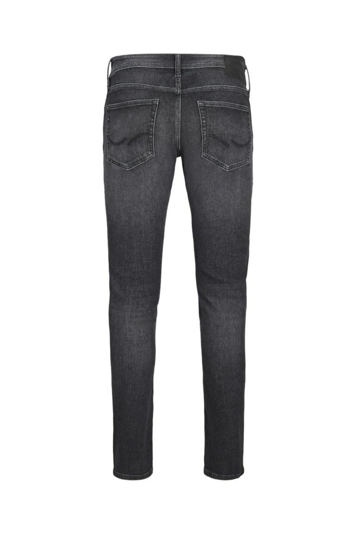 شلوار جین مردانه راسته فاق کوتاه | جک اند جونز Jack & Jones 5003052389 - تصویر 4