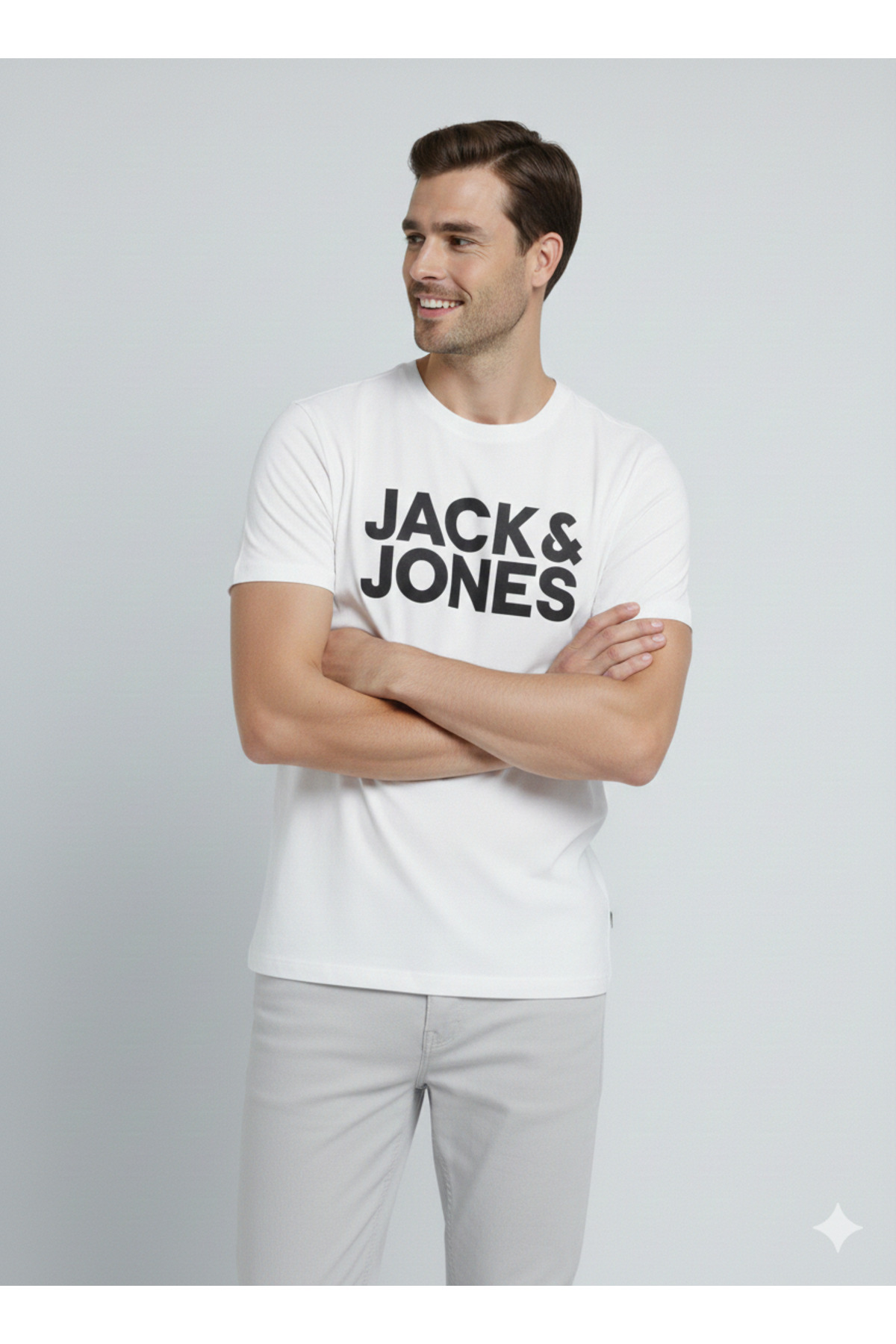 تیشرت مردانه راسته آستین کوتاه | جک اند جونز Jack & Jones 12151955BYZSYH - تصویر 3