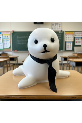 Roxie Karne Hediyesi Sevimli Fok Biblo