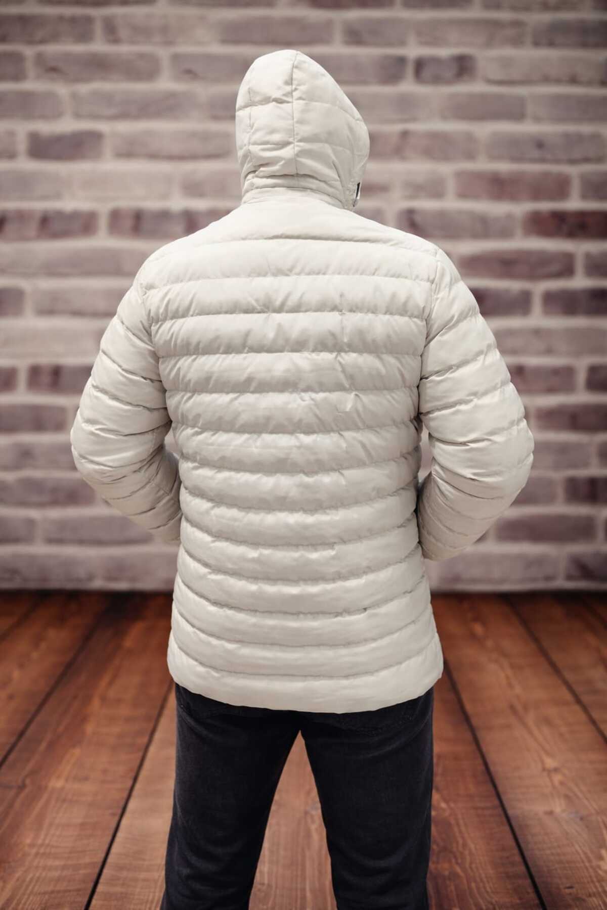 Cml Büyük Beden Slimfit Erkek Şişme Mont Silikon Dolgu görsel 5