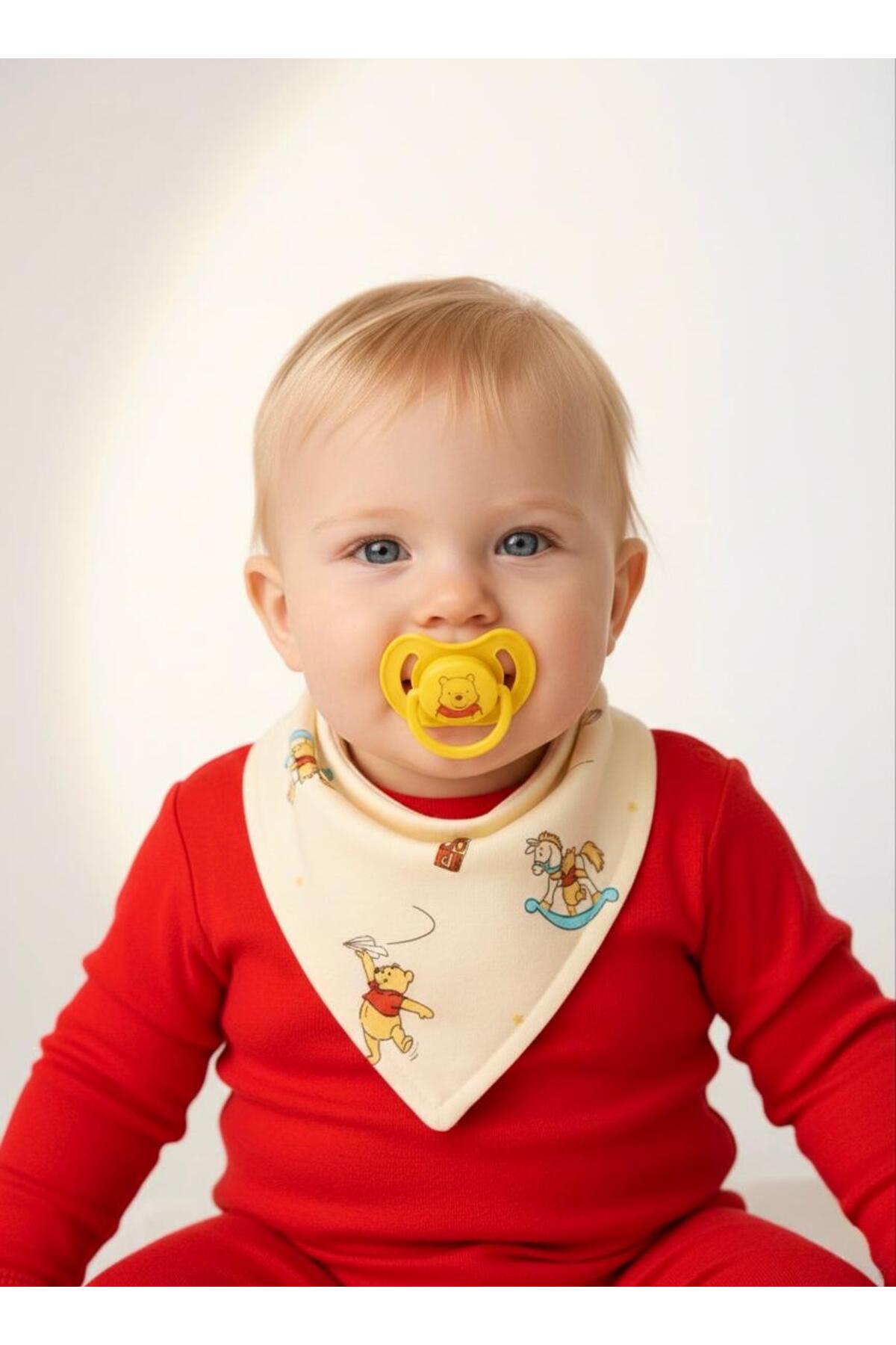 Lumos Trade Bebek %100 Pamuk Çift Katlı Sevimli Hayvanlar Fular Mama Önlüğü Salya Önlüğü Set 4 Adet fotoğrafı 2 (önizleme)