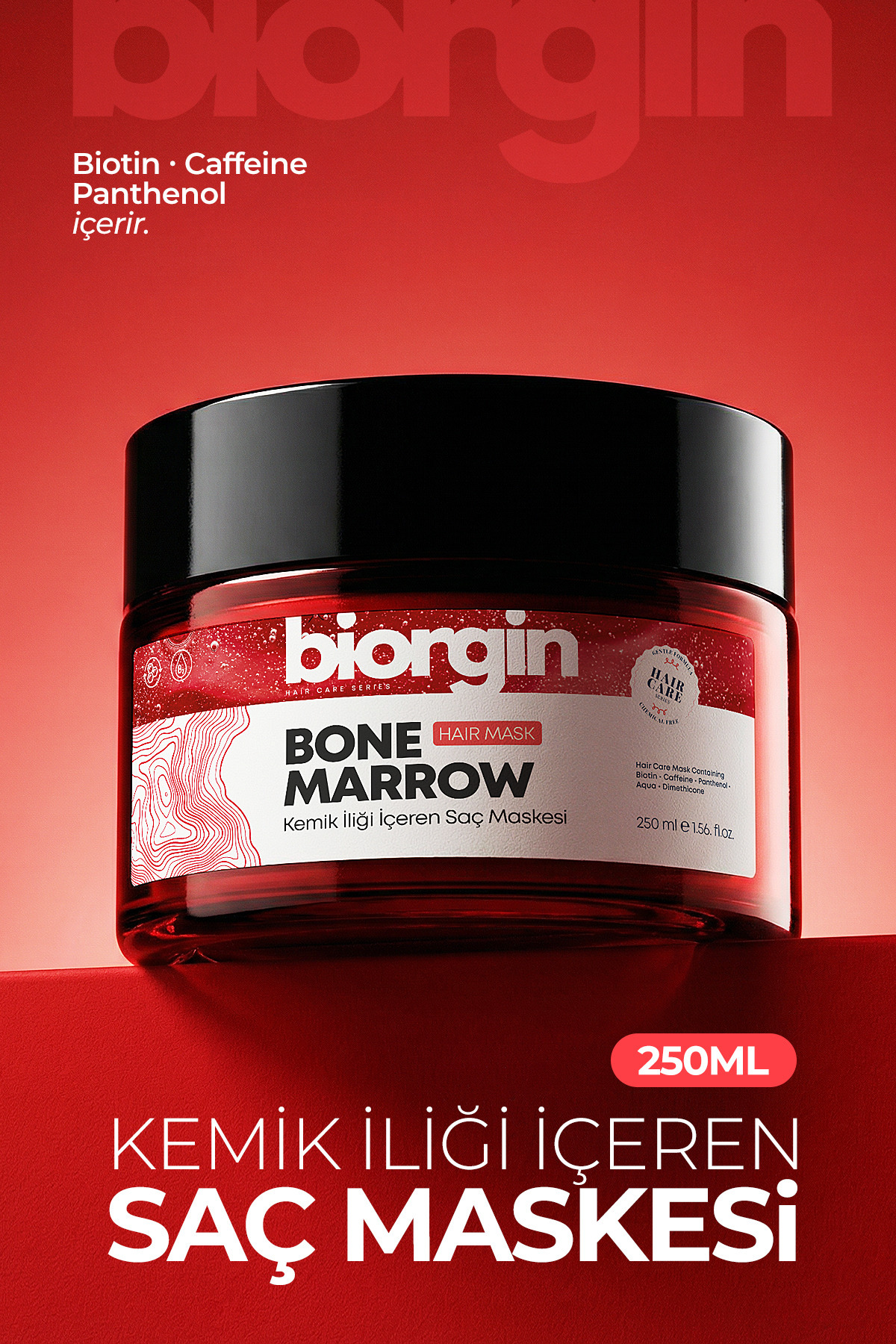 Biorgin Besleyici Onarıcı Dökülme Karşıtı Kemik İlikli Saç Maskesi 250ML — Biorginhairmask