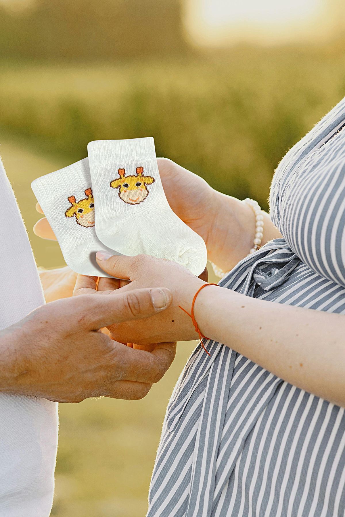 poffibaby 5 li Sevimli Dostlar Kutulu Premium Organik Pamuk Unisex Bebek Çorabı fotoğrafı 5 (önizleme)