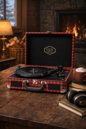 GDL Retro Plak Çalar T317b - Pro Ks (BLUETOOTH-ŞARJLI-AUX-METAL IĞNELİ) "orij...