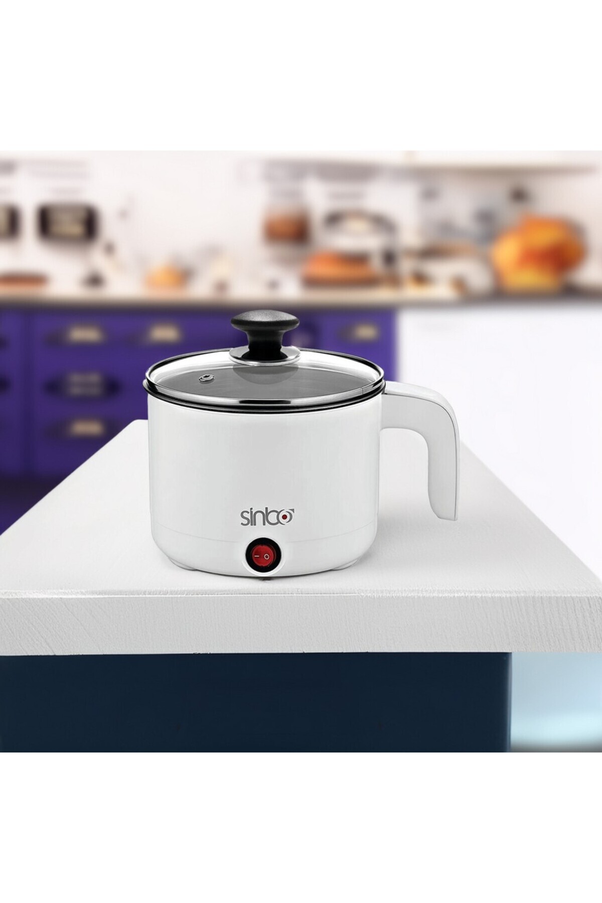 Go İthalat ELEKTRİKLİ FONKSİYONLU PİŞİRİCİ ÇELİK TENCERE 800ML 400W BUHARDA PİŞİRME APARATI fotoğrafı 2 (önizleme)