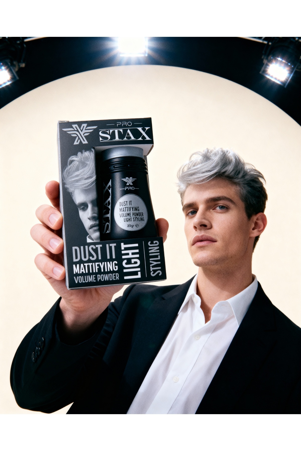 TRISTAX STAX SİYAH PUDRA WAX 20G (Light Hold) — SW