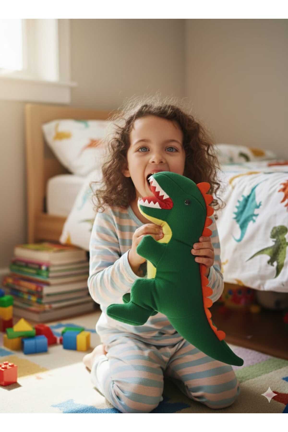 elifim home Dinazor peluş oyuncak 45*40 cm fotoğrafı 3 (önizleme)