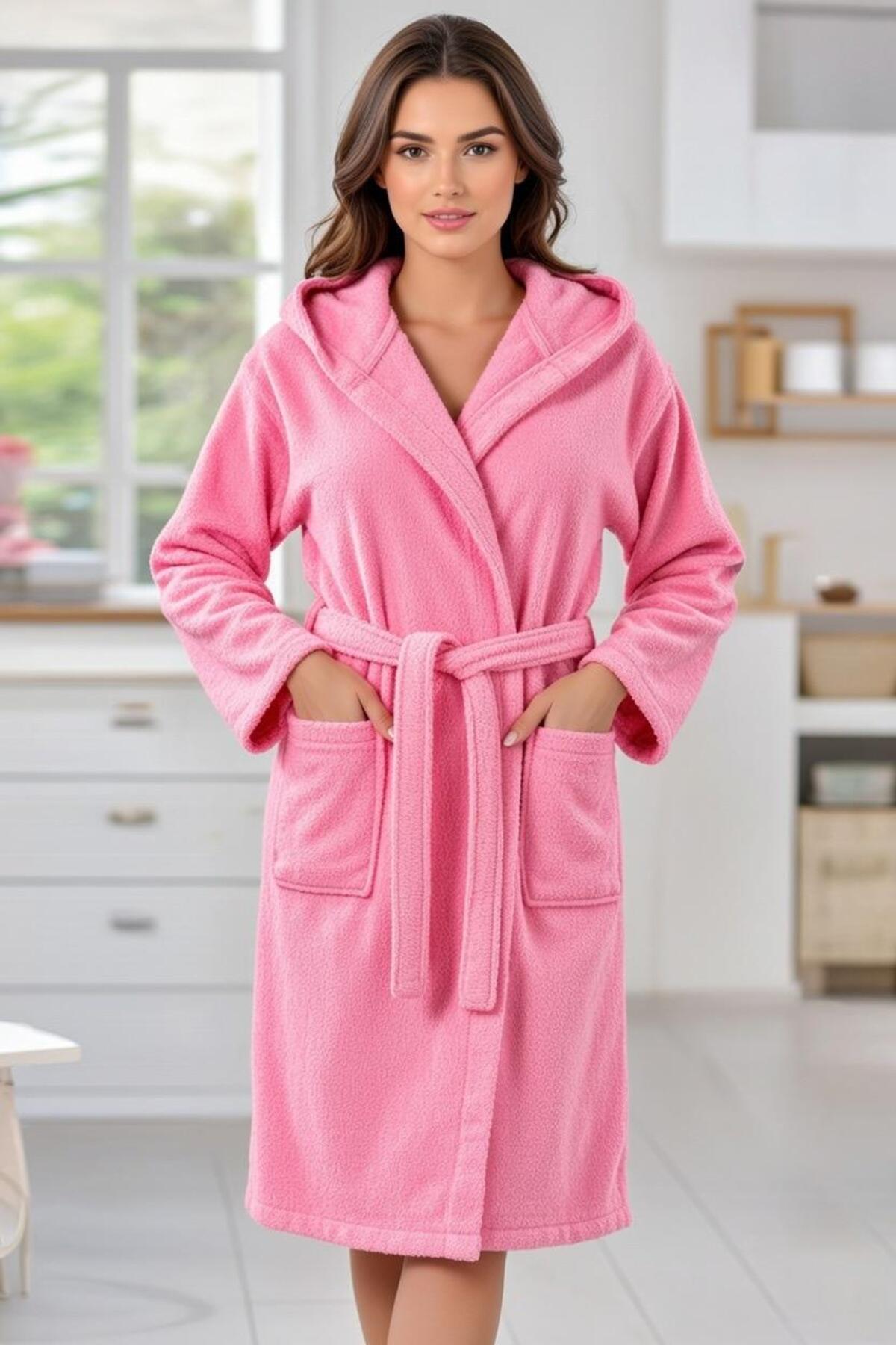 Touch Kapucnis fürdőköpeny organikus 100% pamut (PAPUCS AJÁNDÉK)