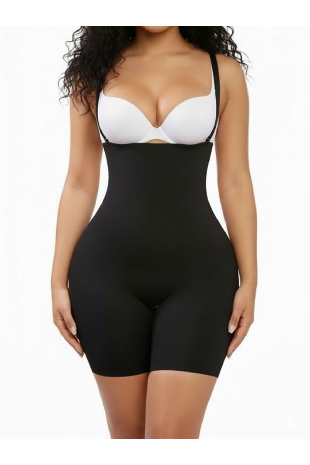 MİSTİRİK Pagliye Model Karın Ve Göbek Toparlayıcı Lazer Slip Korse Siyah Renk